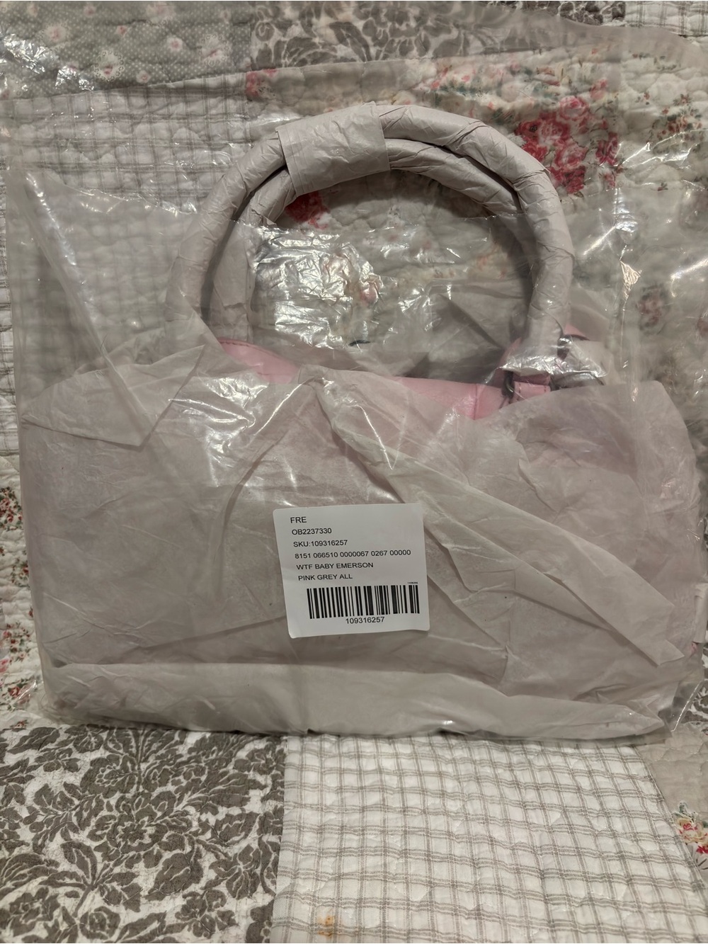 We The Free Baby Emerson Tote Bag-Pink Peony - Picture 7 of 9